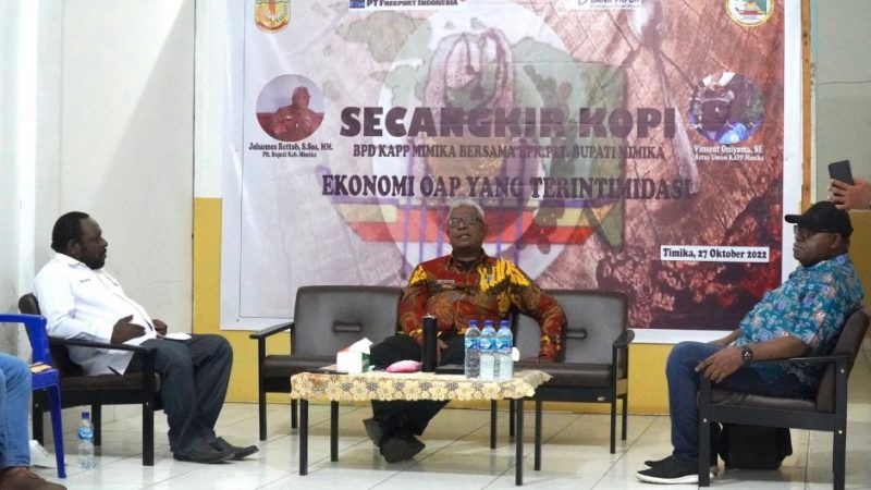 Diskusi Secangkir Kopi KAPP Papua Bersama Plt Bupati, Berharap KAPP Bisa Hadir Memperjuangkan Pengusaha Papua