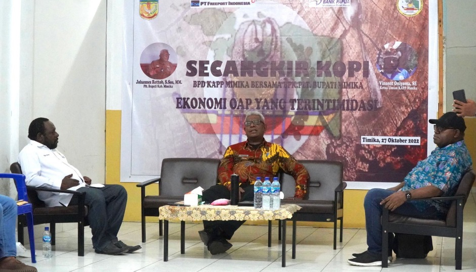 Diskusi Secangkir Kopi KAPP Papua Bersama Plt Bupati, Berharap KAPP Bisa Hadir Memperjuangkan Pengusaha Papua