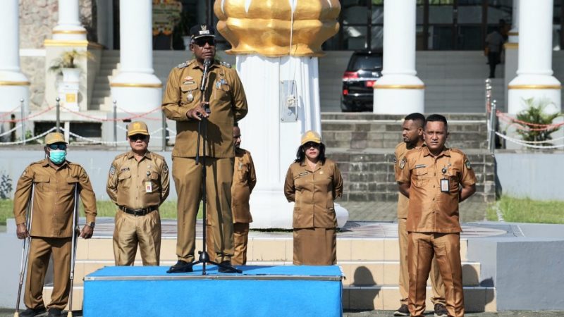 Wujudkan ASN Bebas Narkoba Mulai Besok Seluruh ASN Dilingkup Pemkab Mimika Tes Urine