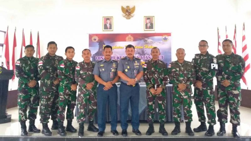 Diskumal Berikan Sosialisasi Peningkatan Kesadaran Hukum di Lanal Timika