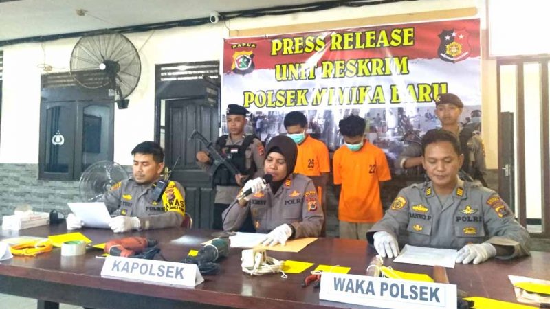 Bobol Mesin ATM Dua Remaja di Timika Ditangkap Polisi