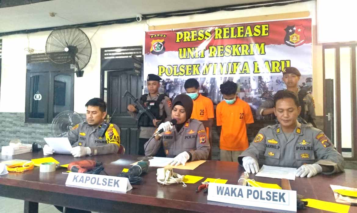 Bobol Mesin ATM Dua Remaja di Timika Ditangkap Polisi