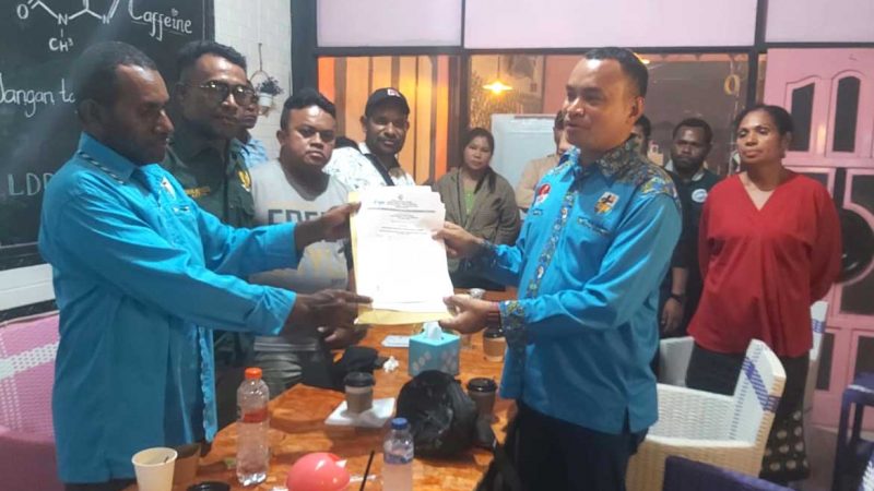 DPD KNPI Papua Tunjuk Rikardus Faroka Sebagai Karateker KNPI Mimika