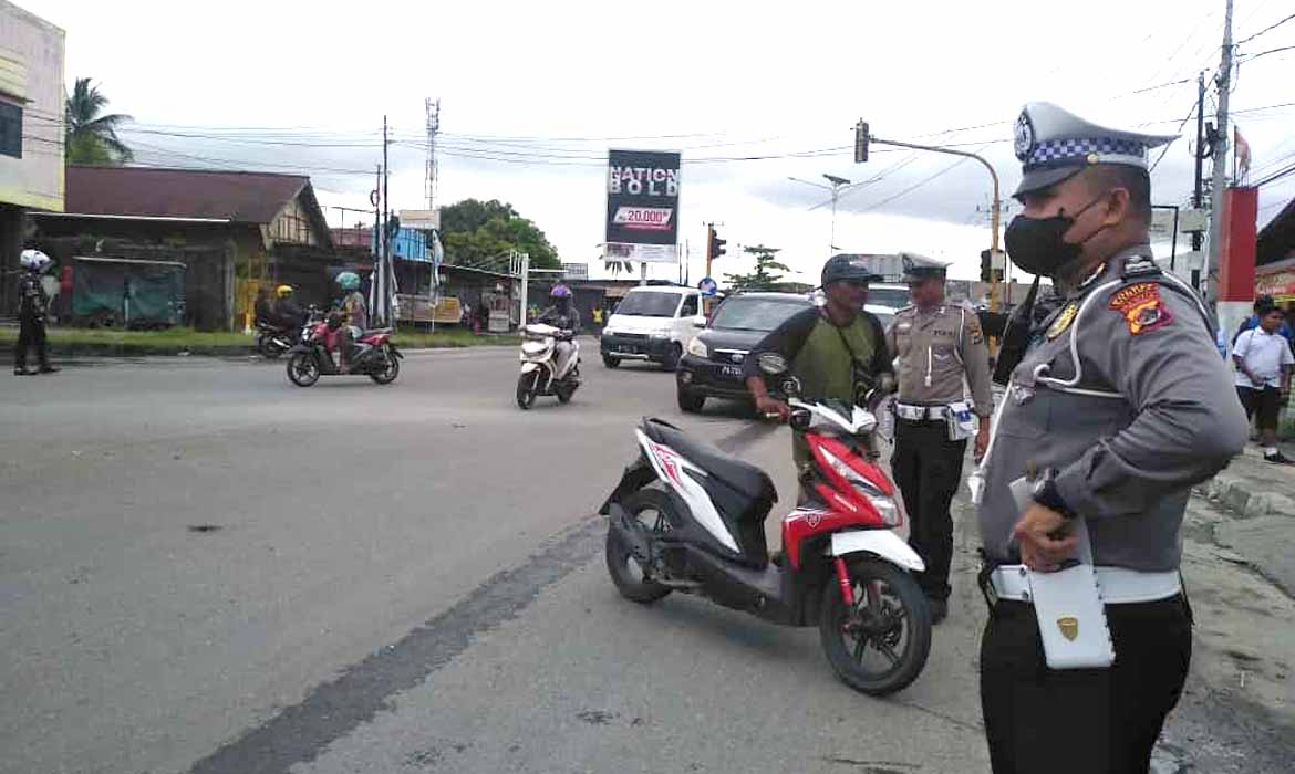 Puluhan Unit Motor Terjaring dalam Operasi Zebra di Kota Timika