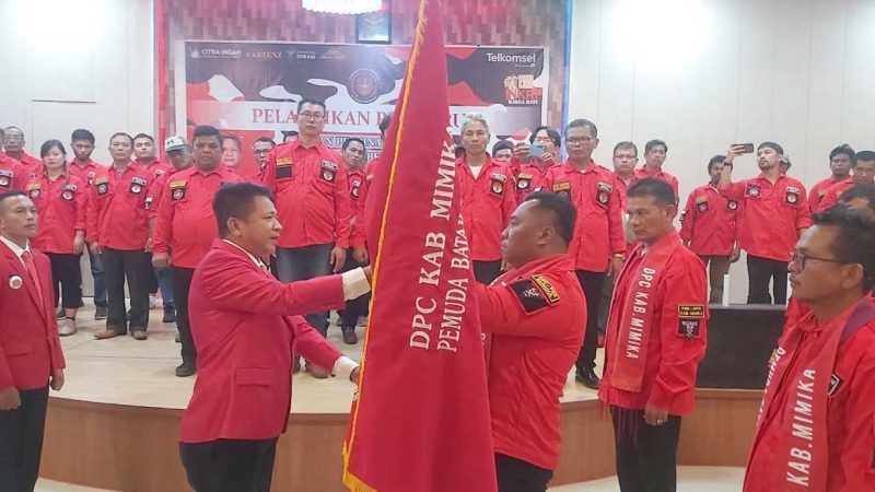 Pengurus DPC Pemuda Batak Bersatu Mimika Periode 2022-2027 Resmi Dilantik