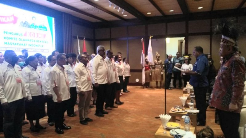 Pengurus KORMI Kabupaten Mimika Resmi Dikukuhkan