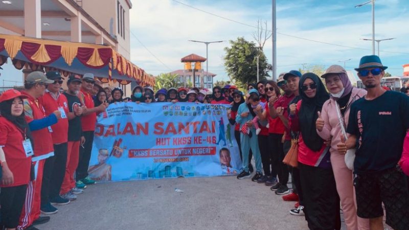 Rayakan HUT ke-46, KKSS Mimika Gelar Jalan Santai