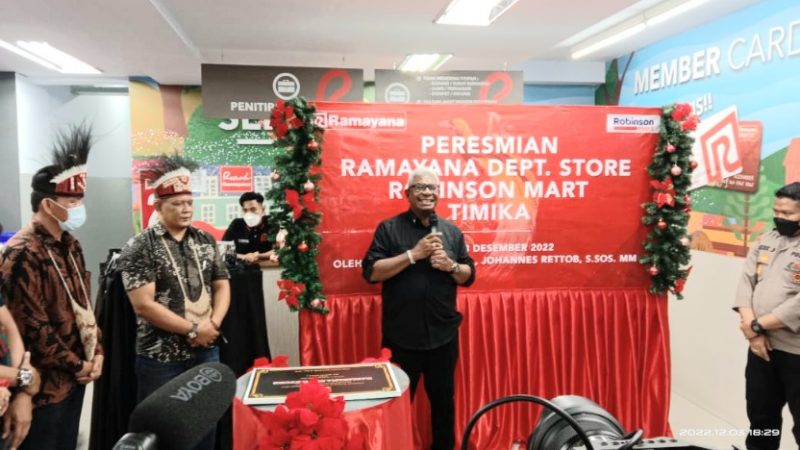 Ramayana Departemen Store Resmi Beroperasi di Timika, Diresmikan oleh Plt Bupati Mimika