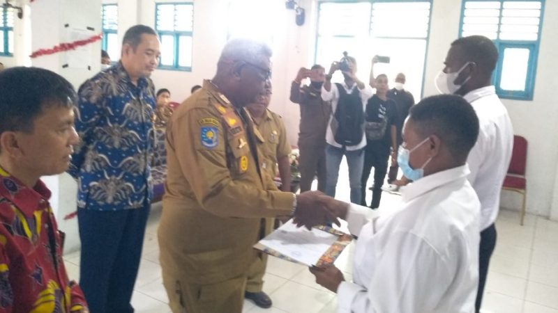 538 Honorer Pemkab Mimika ikuti Seleksi SKD dan SKB, Ini Pesan Plt Bupati