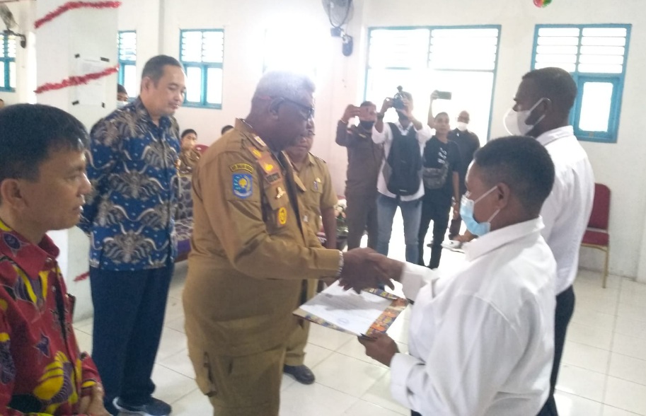 538 Honorer Pemkab Mimika ikuti Seleksi SKD dan SKB, Ini Pesan Plt Bupati