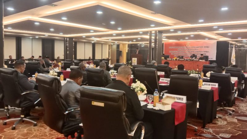 Sejumlah Fraksi Berharap 7 Raperda Yang Diusulkan Dapat Mendongkrak PAD Mimika