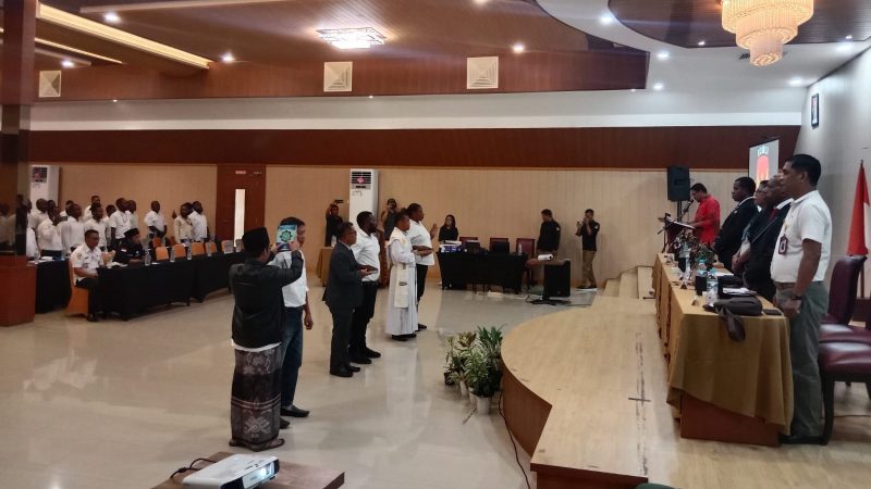 Anggota PPD Dari 18 Distrik Se Kabupaten Mimika Resmi Dilantik
