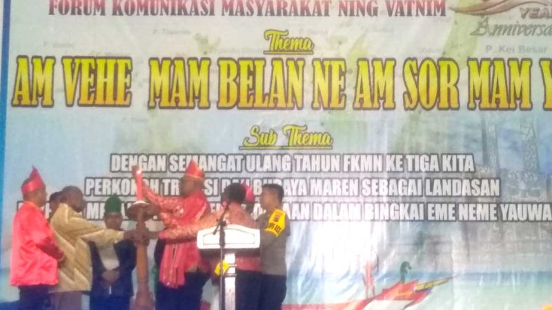 FKMN Rayakan HUT ke III, Plt Bupati : Mari Kita Bersatu Membangun Mimika