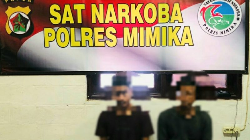 Miliki Narkotika Jenis Sabu, Dua Orang Ini Ditangkap Polisi di Timika