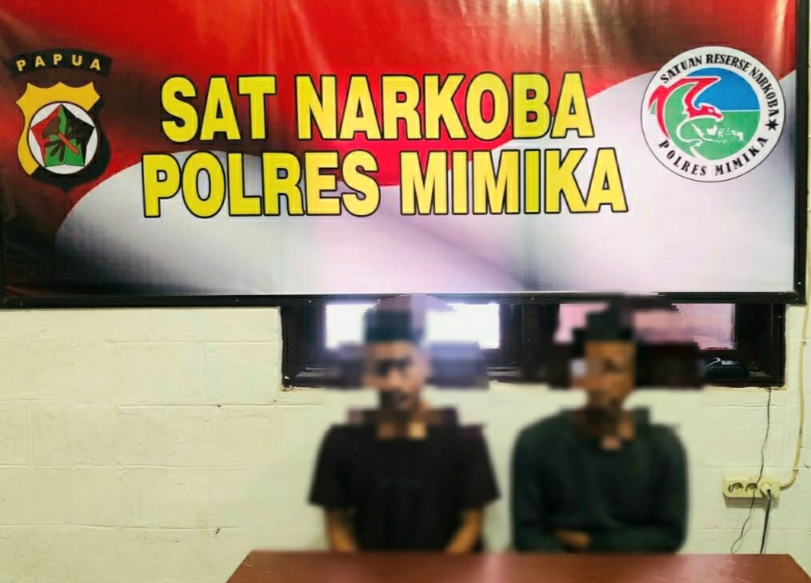 Miliki Narkotika Jenis Sabu, Dua Orang Ini Ditangkap Polisi di Timika