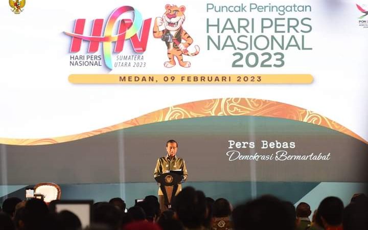 Puncak HPN 2023, Joko Widodo : Dunia Pers Sedang Tidak Baik-baik Saja