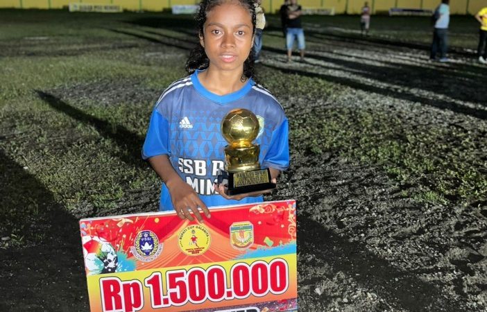 Pemain Persemi Putri Mimika Leonardi Krey Dipanggil ke Timnas