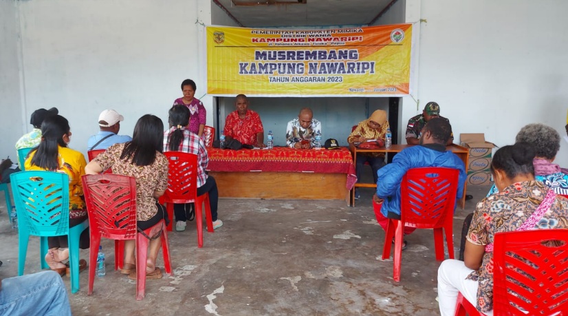 Kampung Nawaripi Tetapkan Kebijakan Anggaran Untuk RT Rp30 juta
