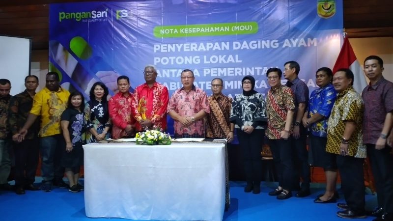 Pangansari Utama Pelopor Pemberdayaan Ekonomi Peternak di Mimika