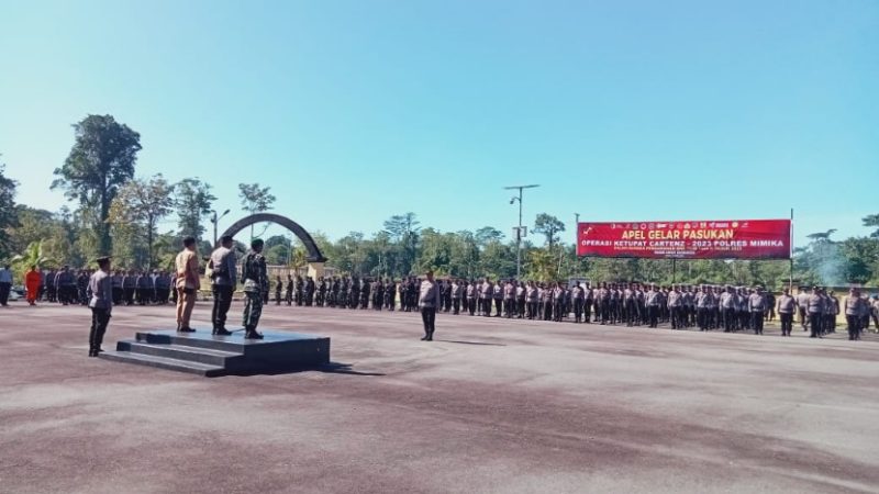 300 Personel Dilibatkan dalam Operasi Ketupat Cartenz 2023 di Mimika