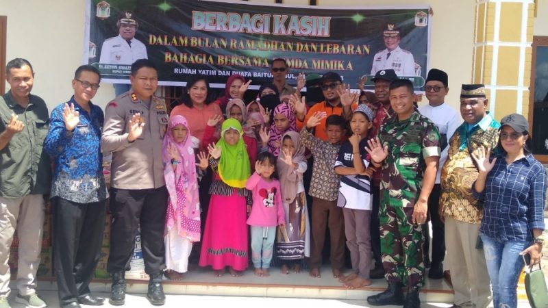 Berbagi Kasih, Dua Panti Asuhan ini Dikunjungi Pemkab Mimika