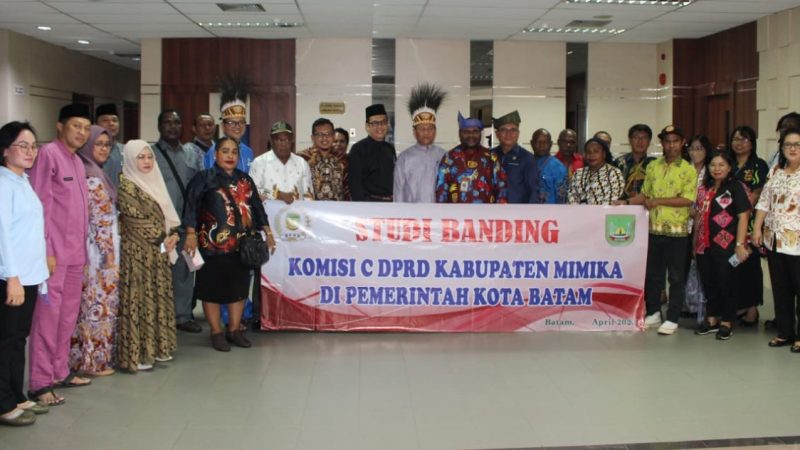 Komisi C DPRD Mimika Bersama OPD Terkait Pelajari Penerapan Smart City di Batam