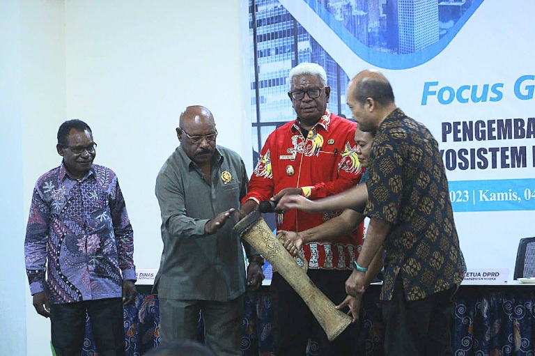 Pemkab Mimika Selenggarakan FGD Pengembangan dan Pengelolaan Ekosistem Kabupaten / Kota Cerdas