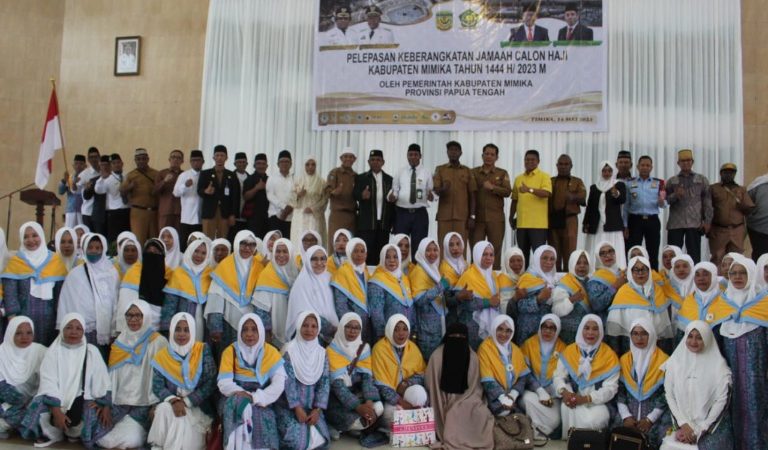 Pemkab Mimika Lepas 182 Jamaah Calon Haji Tahun 2023