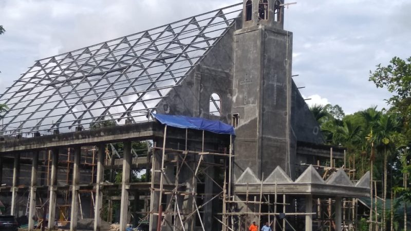 Jemaat Gereja Kemah Injil (Kingmi) di Tanah Papua Jemaat Sinai SP 2, Swadaya Kumpul Dana Bangun Gereja