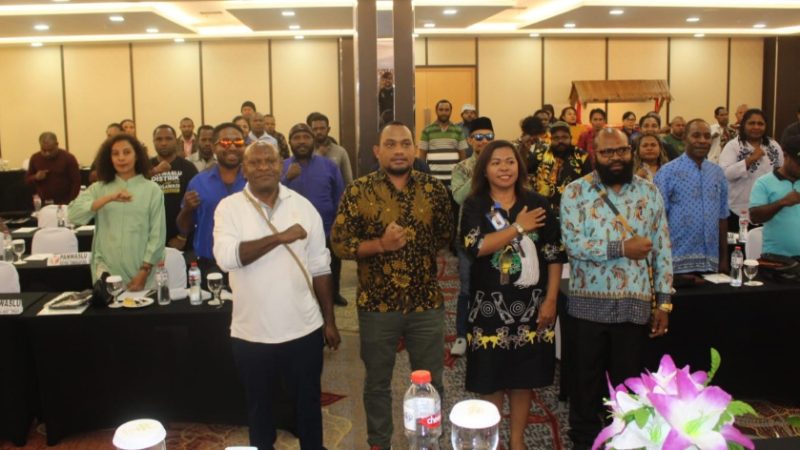 Panwaslu dari 18 Distrik di Mimika Ikut Bimtek Sengketa Cepat Antar Peserta Pemilu yang Digelar Bawaslu