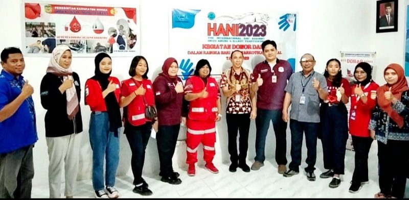 BNNK Mimika Gelar Kegiatan Donor Darah