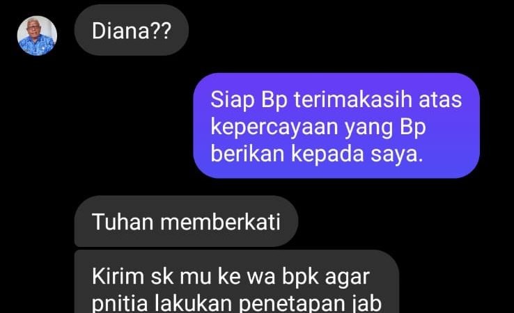 Waspada Penipuan, Mengatasnamakan Plt Bupati Janjikan Jabatan Tertentu Kepada ASN Mimika