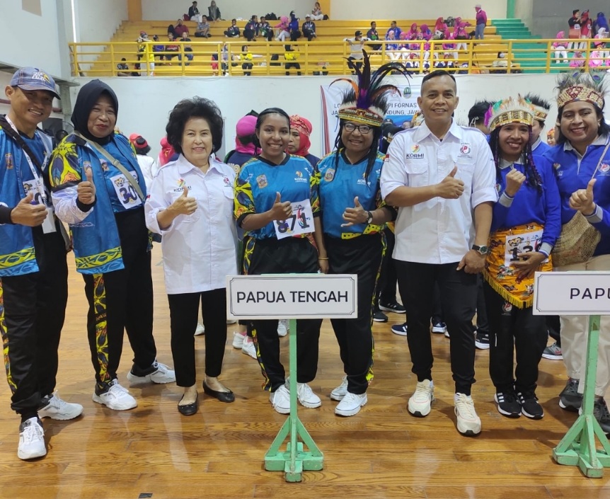 FORNAS VII Jawa Barat, Mimika Wakili Papua Tengah Pada Pertandingan Perdana Cabor PORPI