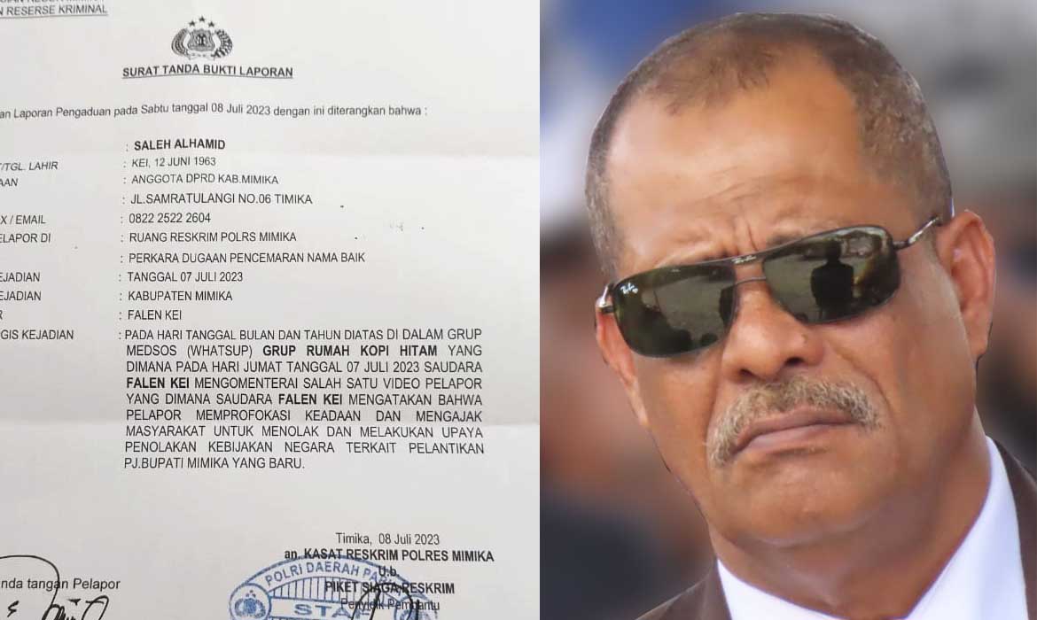 Pencemaran Nama Baik, Saleh Alhamid Laporkan VK ke Polisi