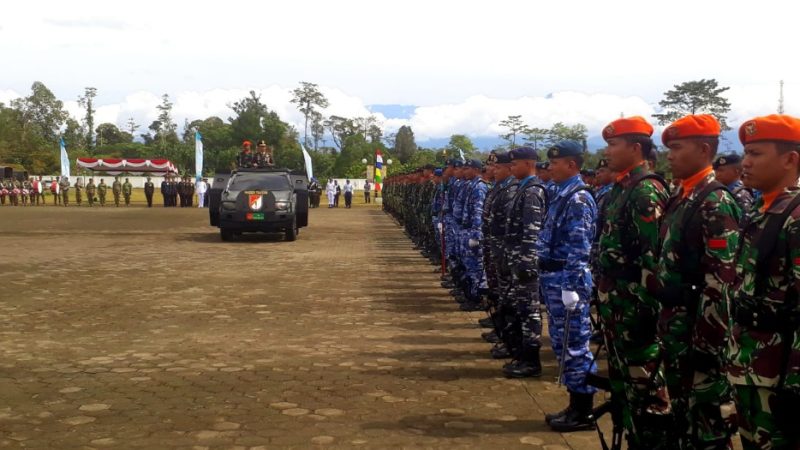 HUT ke 78 TNI di Timika Berlangsung Khidmat, Ini Amanat Panglima TNI