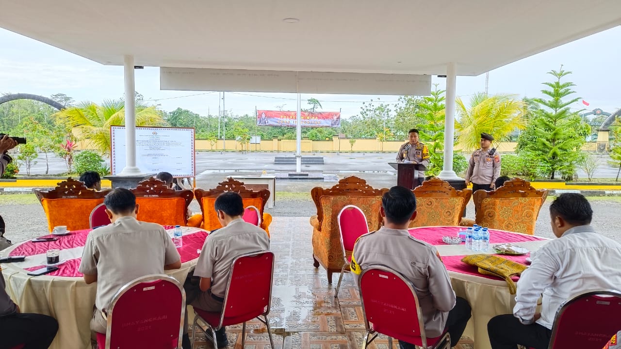 Polres Mimika Gelar Pencanangan Zona Integritas WBK dan WBBM