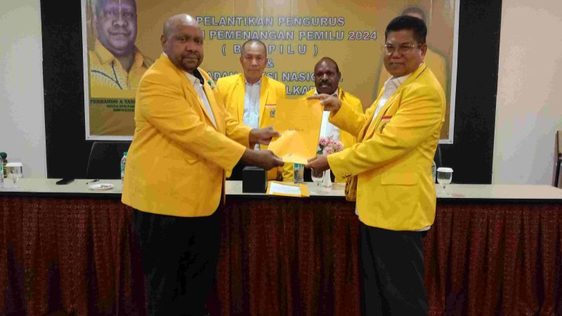 PARADE FOTO PELANTIKAN BAPPILU DAN BSNPG GOLKAR MIMIKA