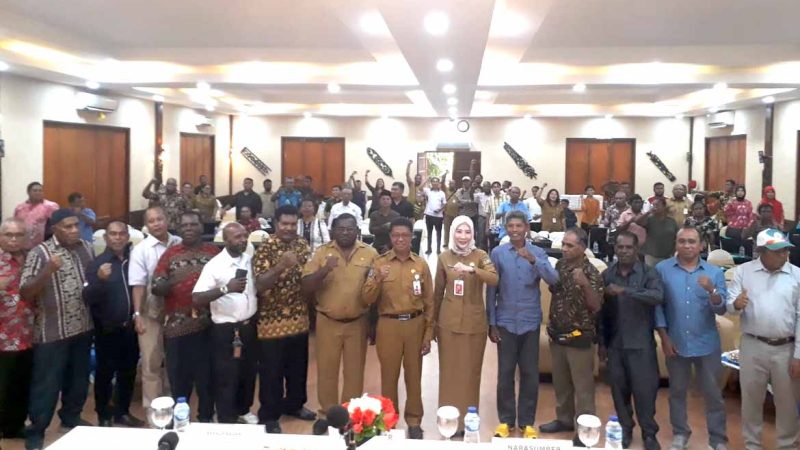 Kesbangpol Mimika Gelar Pertemuan Bersama Ormas di Kabupaten Mimika, Ini yang Disosialisasikan