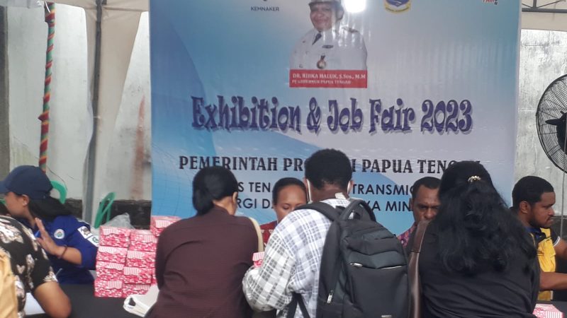 Exhibition & Job Fair 2023 di Timika,Solusi Kongkrit Tekan Angka Pengangguran
