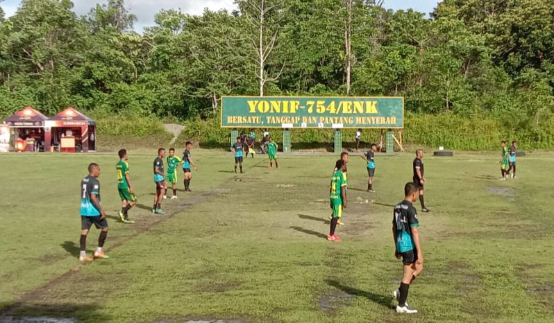 Bupati Mimika Cup: Brigif FC Taklukkan Hermon FC 5-1