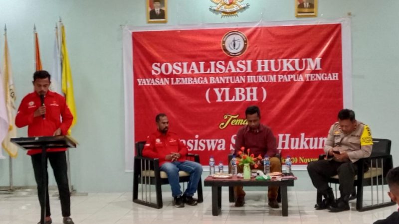 YLBH PPT Adakan Sosialisasi Hukum Kepada Mahasiswa dan Pemuda