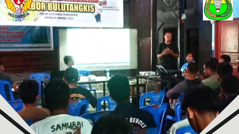 Gelar Technical Meeting, Turnamen Bulutangkis Porkab Senin Malam Ini Digelar