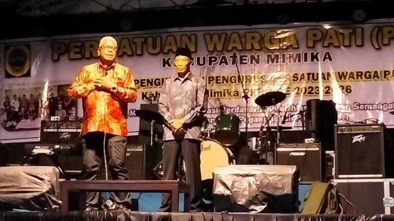 Hadiri Pelantikan Pengurus PWP, Wabup John Rettob Minta Warga Pati Jaga Kamtibmas di Tahun Politik