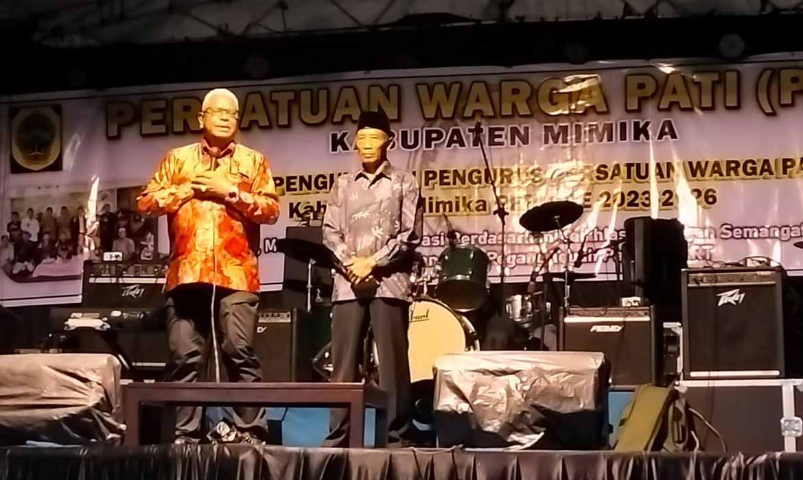 Hadiri Pelantikan Pengurus PWP, Wabup John Rettob Minta Warga Pati Jaga Kamtibmas di Tahun Politik