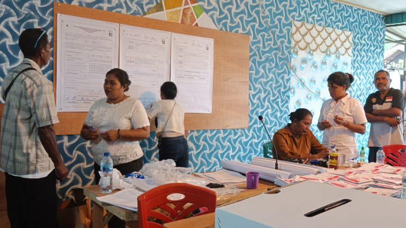 Indra Ebang Ola : Pemilu Di Kabupaten Mimika Berjalan Lancar dan Sukses