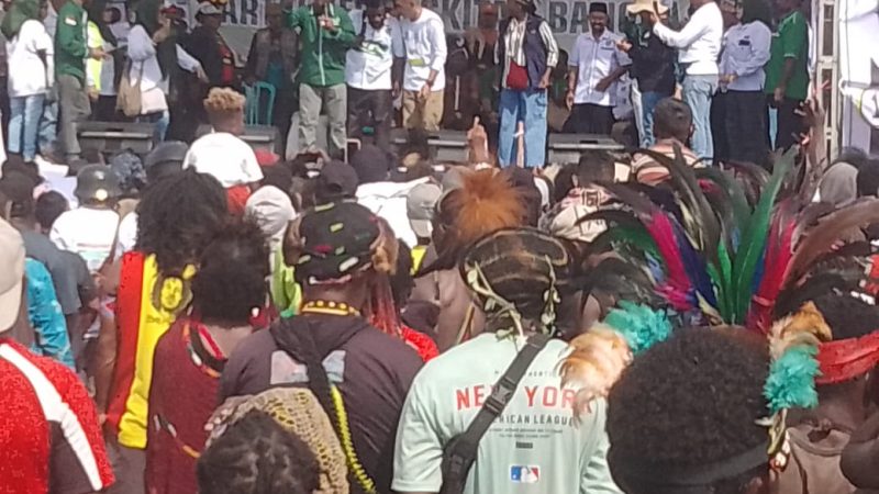 Ribuan Massa Padati Lapangan Jayanti, PKB Optimis Menangkan Capres-Cawapres ‘AMIN’