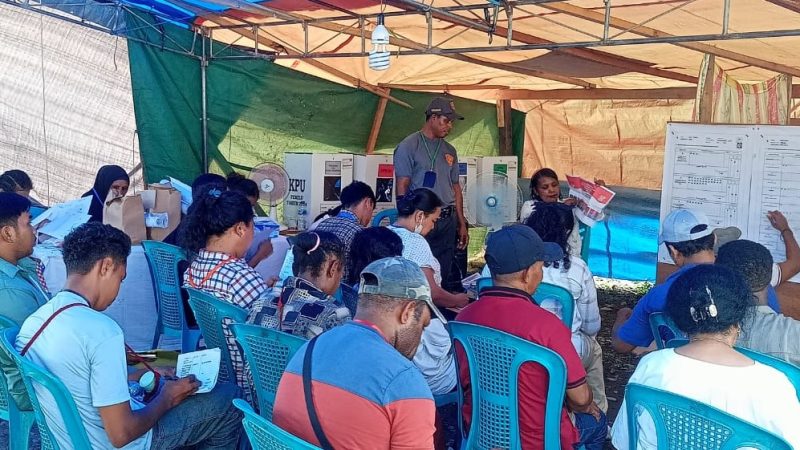 Capres-Cawapres Prabowo – Gibran Unggul di Kabupaten Mimika – Papua Tengah