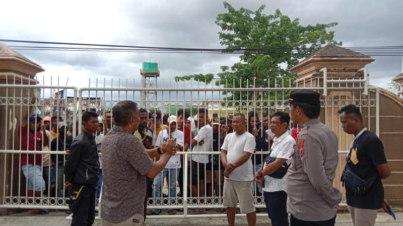 Hak Belum dibayar, Helper Logistik Pemilu Minta KPU  Hadirkan Pihak Ketiga