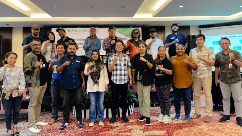 Kolaborasi JMSI – BPJS Kesehatan Mimika, Gelar Sosialisasi Tentang Kepesertaan JKN