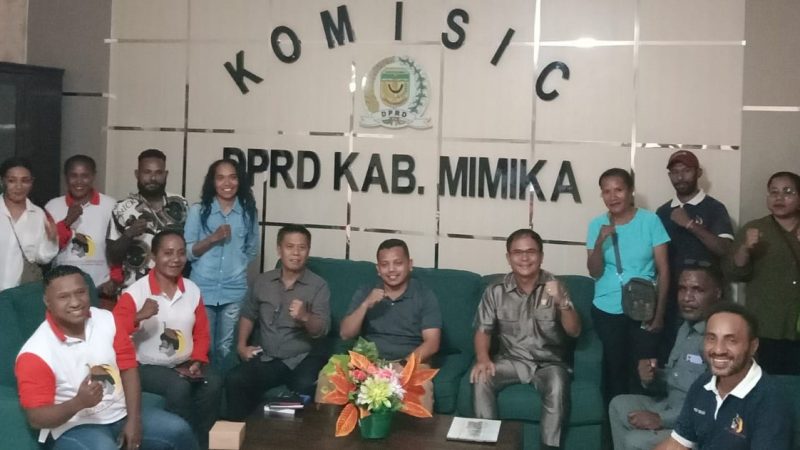 Perjuangkan Terobosan Anak-anak Muda Papua, PYCH Temui Komisi C DPRD Mimika